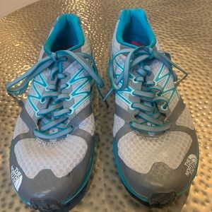 The North Face ultra trail running shoes.